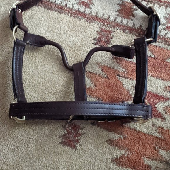 Brown Leather Halter - Large Pony/Cob - Picture 7 of 7